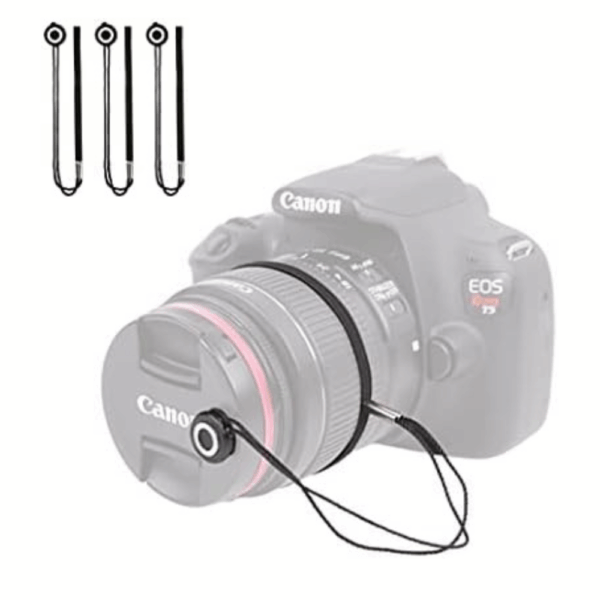 Foto&Tech Camera Lens Cap Leash with Elastic String