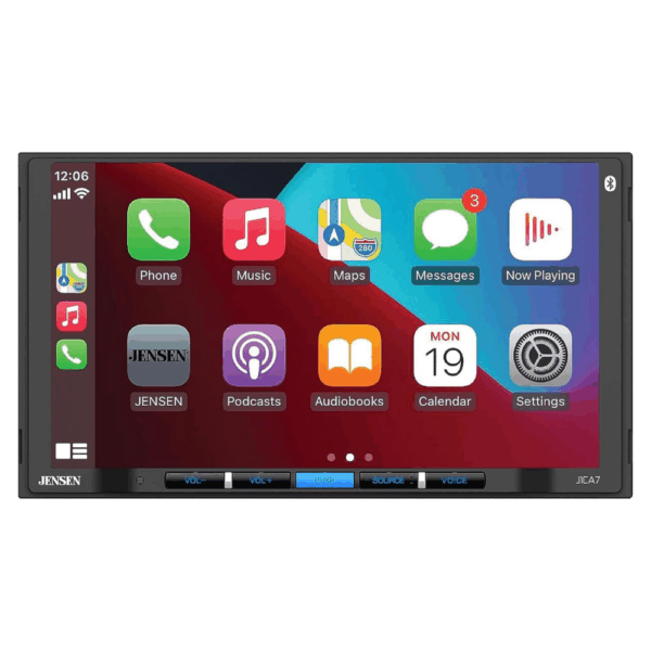 JENSEN J1CA7 7-inch Certified Apple CarPlay Android Auto