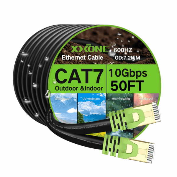 Outdoor Cat7 Ethernet Cable 350ft