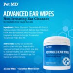 Pet MD Cat and Dog Ear Cleaner Wipes - Image 3