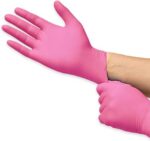 Inspire Pink Gloves Disposable Latex Free - Image 3