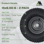 MARASTAR 21446-2PK 15x6.00-6 Tire - Image 3