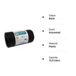 Kingfisher BB50HD 75 Litre Everyday Dustbin Bin Bag Liners/Refuse Sacks Black (50 Bags) - Image 2