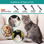HARTZ, Groomer’s Best Small Slicker Brush for Cats and Small Dogs, Black/Violet, 1 Count - Image 2