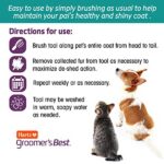 HARTZ, Groomer’s Best Small Slicker Brush for Cats and Small Dogs, Black/Violet, 1 Count - Image 3