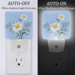 White Daisy Flower Night Lights - Image 2