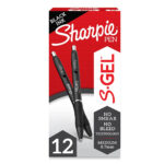 SHARPIE S-Gel, Gel Pens, Medium Point (0.7mm), Black Ink Gel Pen - Image 2